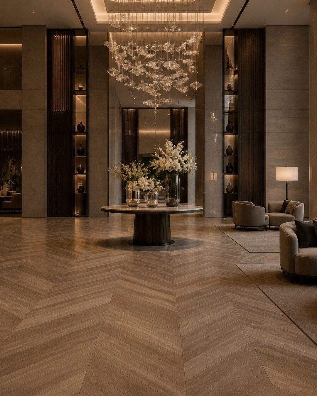 Hospitality lobby interior
