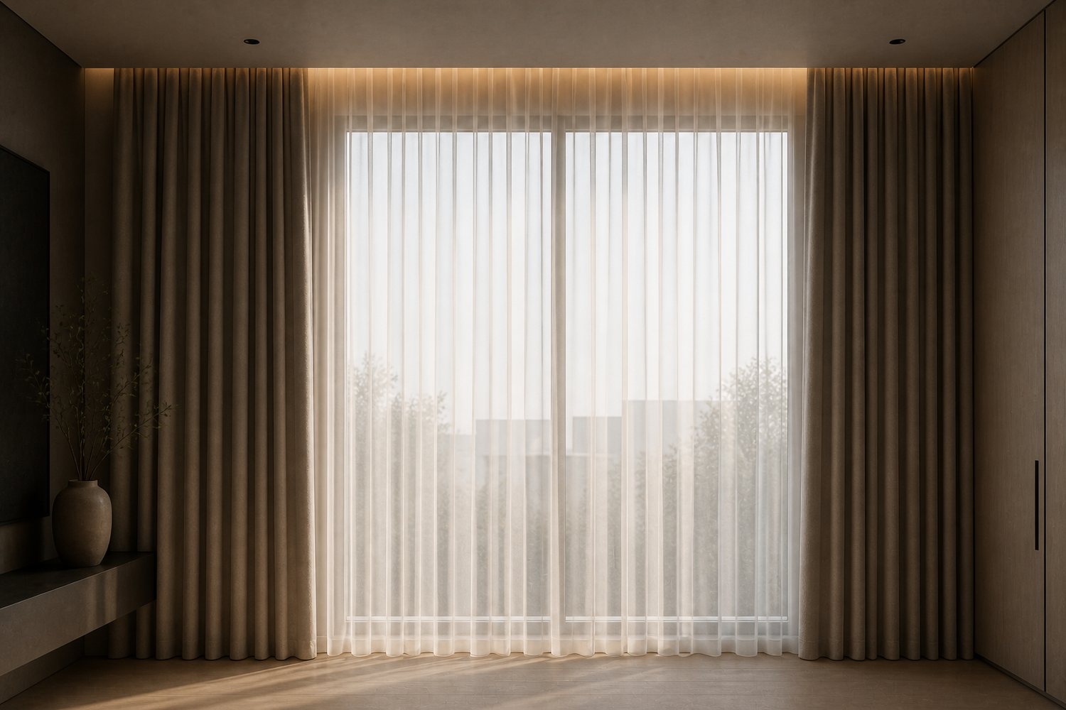 Window design — curtains and shading